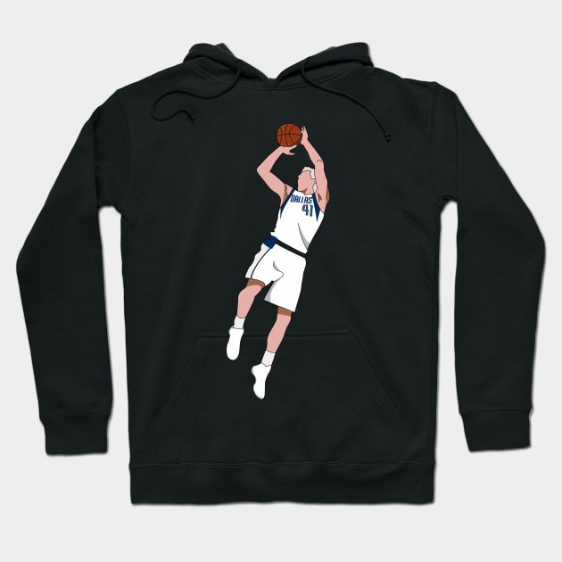 Dirk Nowitzki Hoodie by souvenirmala